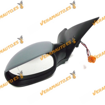 Espejo Retrovisor Peugeot 206 modelo CC Cabio 2003 a 2009 electrico termico imprimado izquierdo