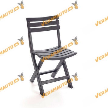 Folding Resin Chair KOMODO | Anthracite Colour