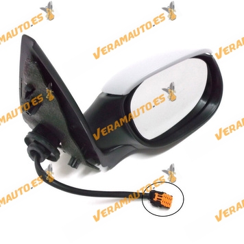 Espejo Retrovisor Peugeot 206 de 2003 al 2009 electrico termico imprimado derecho