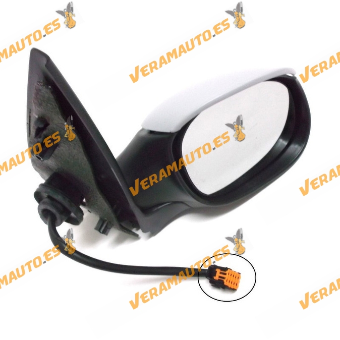 Espejo Retrovisor Peugeot 206 de 2003 al 2009 electrico termico imprimado derecho