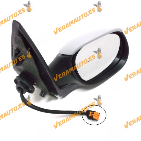 Espejo Retrovisor Peugeot 206 de 2003 al 2009 electrico termico imprimado derecho