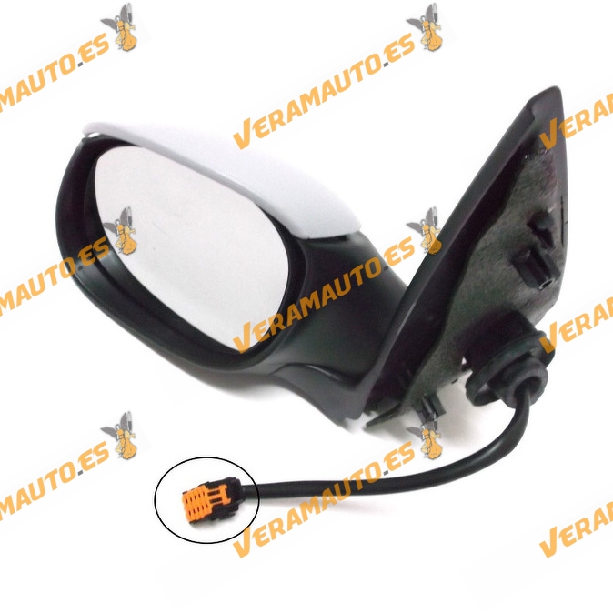 Espejo Retrovisor Peugeot 206 de 2003 al 2009 electrico termico imprimado izquierdo