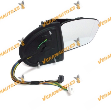 Rear view Mirror Mercedes W211 2002 to 2007 Electric Thermic Folding Turn Signal Light Luz Memory 8 and 7 Pins Right