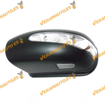 Rear view Mirror Cover Mercedes W211 2002 to 2007 with Turn Signal Light Printed Left
