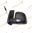 Espejo Citroen Nemo Fiat Fiorino y Qubo Peugeot Bipper Izquierdo mecanico negro de 2008 en adelante