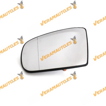 Cristal Espejo retrovisor Mercedes ML W163 años 2001 Al 2005 izquierdo electrico termico asferico oem similar 1638102719