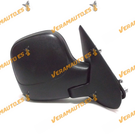 Espejo Retrovisor Citroen Berlingo Peugeot Partner Del 1996 Al 2008 Mando Electrico Termico Negro Derecho OEM Similar 8148pp