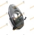 Faro Izquierdo Nissan Micra K12 de 2003 a 2007 | Fondo Negro | Sin Motor de Regulación | Para Lámpara H4 | OEM 26060-AX705