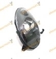 Faro Izquierdo Nissan Micra K12 de 2003 a 2007 | Fondo Negro | Sin Motor de Regulación | Para Lámpara H4 | OEM 26060-AX705