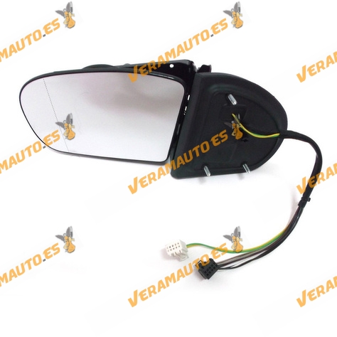 Cuerpo Espejo Retrovisor Mercedes W203 2000 a 2004 Electrico Termico Intermitente Abatible 9 Pins Izquierdo 2 Conexiones