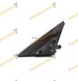 Espejo retrovisor Honda Civic de 1995 a 1998 derecho mecanico modelos 3 puertas negro 76200S03G04