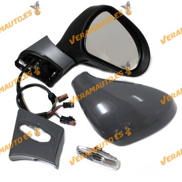 Mirror Peugeot 308 from 2007 to 2013 Right-hand | Folding | Memory | Pilot | Sensor | 2 Connectors of 6 Pins | 8153NH