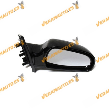 Espejo retrovisor Hyundai Matrix de 2001 a 2008, derecho, electrico, termico, carcasa negra, similar a 8762017500CA
