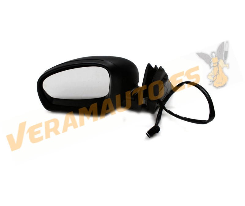Espejo Retrovisor Skoda Fabia (5J) de 2007 a 2015 | Izquierdo| Eléctrico | Térmico | Carcasa Negra | 5 Pin | OE Similar 5J085750
