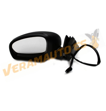 Espejo Retrovisor Skoda Fabia (5J) de 2007 a 2015 | Izquierdo| Eléctrico | Térmico | Carcasa Negra | 5 Pin | OE Similar 5J085750