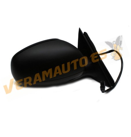 Espejo Retrovisor Skoda Fabia (5J) de 2007 a 2015 | Derecho | Eléctrico | Térmico | Carcasa Negra | 5 Pin | OE Similar 5J0857508