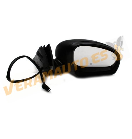Espejo Retrovisor Skoda Fabia (5J) de 2007 a 2015 | Derecho | Eléctrico | Térmico | Carcasa Negra | 5 Pin | OE Similar 5J0857508
