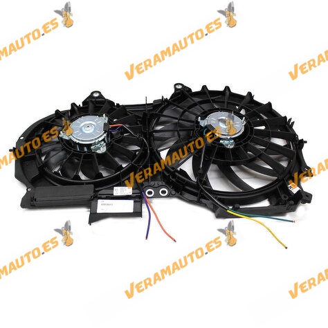 Pantalla Con Electroventiladores Audi A4 de 2000 a 2008 | Motores 2.4 3.0 3.2 V6 | OEM Similar a 8E0121207D