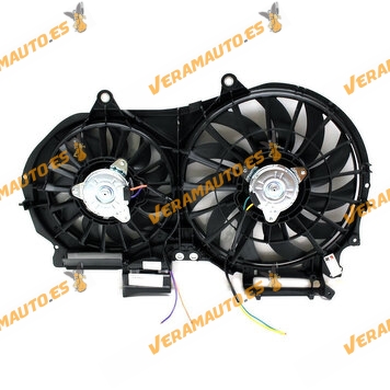 Pantalla Con Electroventiladores Audi A4 de 2000 a 2008 | Motores 2.4 3.0 3.2 V6 | OEM Similar a 8E0121207D