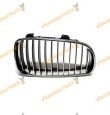 Rejilla de Frente Bmw Serie 1 E87 E81 2007 a 2013 delantera derecha abierta cromada cromada negra 51137179656