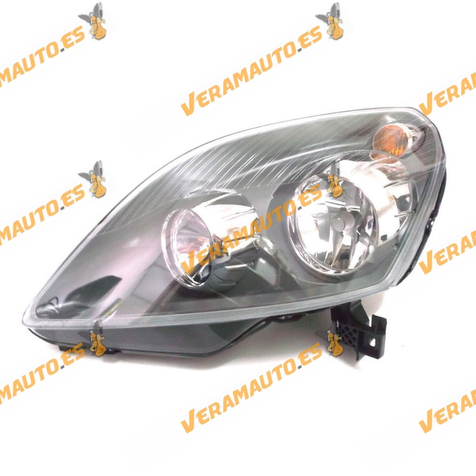 Faro Opel Zafira 2005 Al 2008 H7-H1 Con Motor Fondo Negro Izquierdo