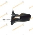 Espejo Retrovisor Seat Inca Volkswagen Caddy De 1993 Al 2004 Con Mando Mecanico Izquierdo