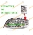 Far DL Audi A6 H7 Y H1 Izquierdo 1997 Al 2001 Con Lampara Intermitente