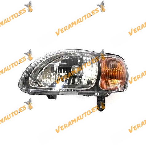 Faro Suzuki Baleno del 1999 al 2003 delantero izquierdo para lampara H4 similar a 3532065G32000