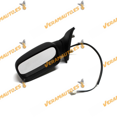 Espejo Retrovisor Fiat Punto de 1993 a 1999, Electrico, Termico, Negro, 3 Puertas, Izquierdo