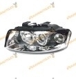 faro audi a4 del 2001 al 2004 lamparas h7 y h7 delantero regulacion electrica izquierda