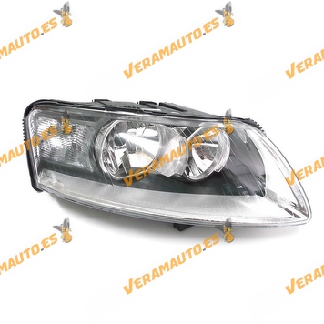 Faro Audi A6 Modelo 2004 Al 2008 Lamparas H7 y H1 Delantero Derecho