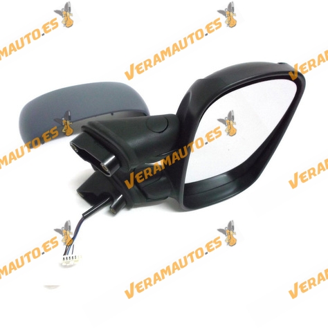 Espejo Retrovisor Fiat Doblo Del 2001 Al 2009 Con Mando Electrico Termico Imprimado Derecho OEM 735296227
