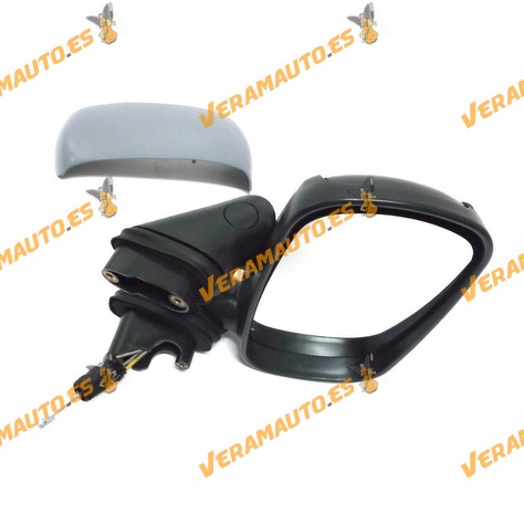 Espejo Retrovisor Fiat Doblo Del 2001 Al 2009 Con Mando Mecanico Imprimado Derecho OEM Similar 735296225