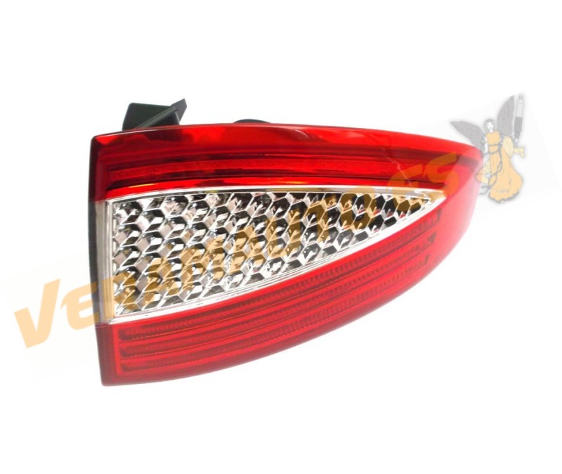 Piloto Ford Mondeo de 2007 Al 2011 Trasero Derecho 5 Puertas Exterior En Aleta Blanco Rojo Sin Portalamparas OEM Similar 1523730