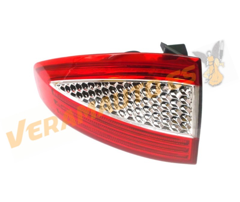 Piloto Ford Mondeo de 2007 Al 2011 Trasero 5 Puertas Izquierdo Exterior Blanco Rojo Sin Portalamparas OEM Similar 1523738