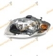 Faro Delantero Audi A4 2004 A 2008 H7 Y H7 Piloto Ambar Lado Izquierdo