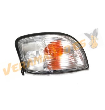 Piloto Delantero Nissan Navara | Pick Up (D22) de 1998 a 2000 | Izquierdo | Intermitente Blanco | Sin Portalámparas | OE Similar
