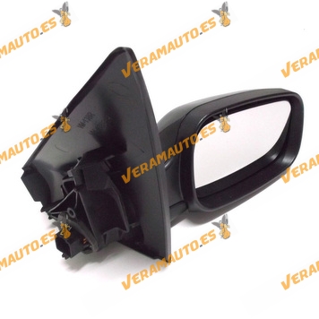 Rear view Mirror Renault Megane II from 2002 to 2008 Right Electric Thermic Black Temp. Sounding Line OEM similar to 7701054688