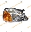 Faro Kia Rio 2002 a 2004 Lampara H4 Derecho Ambar Similar 92101-FD020