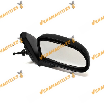 Espejo Retrovisor Hyundai Atos (MX) de 1998 a 2007 | Derecho | Mecánico | Negro | OE Similar a 8761002303