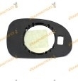 Cristal de espejo izquierdo retrovisor Peugeot 406 con soporte