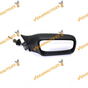 Espejo retrovisor Volvo 850, S70, V70, C70, V90, S90, Mando Mecanico, Negro, Lado Derecho, similar a 9133423