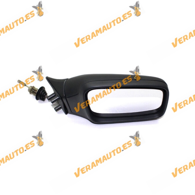 Espejo retrovisor Volvo 850, S70, V70, C70, V90, S90, Mando Mecanico, Negro, Lado Derecho, similar a 9133423