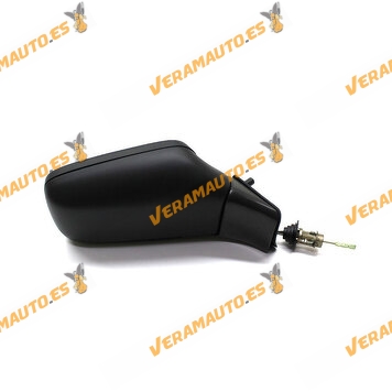 Espejo retrovisor Volvo 850, S70, V70, C70, V90, S90, Mando Mecanico, Negro, Lado Derecho, similar a 9133423