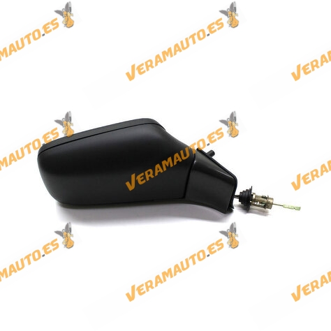 Espejo retrovisor Volvo 850, S70, V70, C70, V90, S90, Mando Mecanico, Negro, Lado Derecho, similar a 9133423