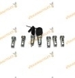 Juego de 7 bombines con 2 llaves Citroen Jumper Fiat Ducato Peugeot Boxer de 1994 a 2002 similar a 1313412080 4162C0