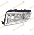 Faro Skoda Fabia 6Y de 2000 a 2007 izquierdo lampara H7 y H3 fondo cromado sin motor similar a 6Y1941015HM 6Y1941015C
