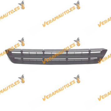 Bumper Central Grille Ford Focus from 2001 to 2005 Front Black