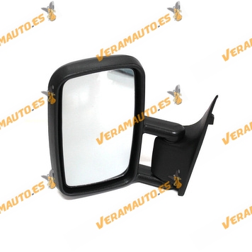 Espejo Retrovisor Mercedes Sprinter 1995 Al 2006 y Volkswagen LT Sin Mando Manual Brazo Corto Izquierdo