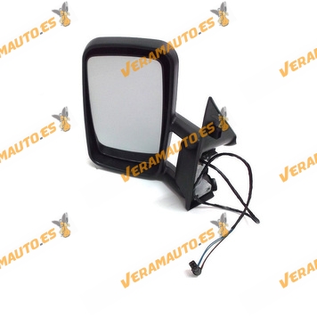Espejo Retrovisor Mercedes Sprinter 1995 Al 2006 y Volkswagen Lt Con Mando Electrico Termico Brazo Corto Izquierdo